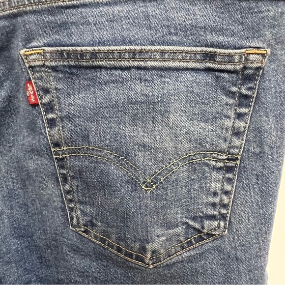 LEVI'S 505 straight leg faded men’s jeans size 38 30 - Picture 6 of 9